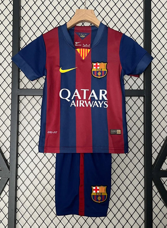 2014/2015 Retro Barcelona Home Football Shirt Kids Size