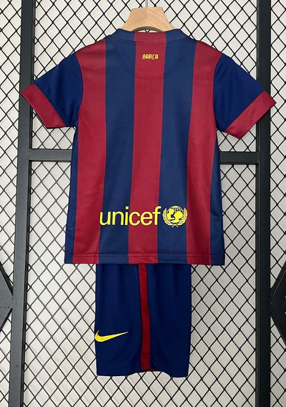 2014/2015 Retro Barcelona Home Football Shirt Kids Size