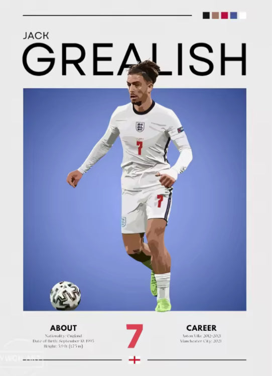 Jack Grealish Poster