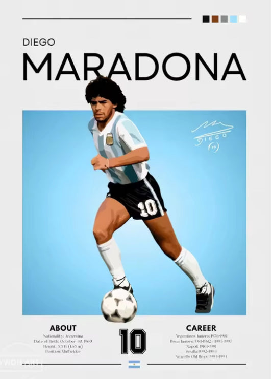Maradona Poster