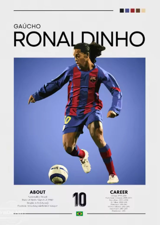 Ronaldinho Poster