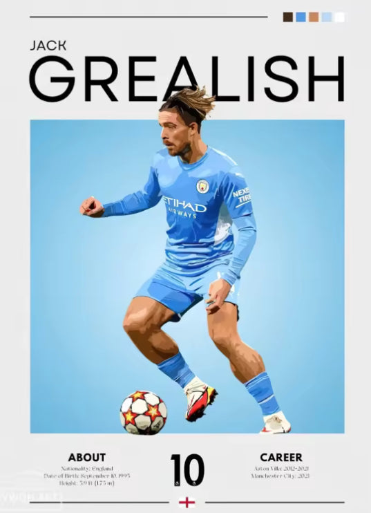 Jack Grealish Poster