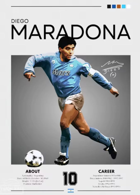 Maradona Poster