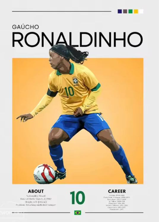 Ronaldinho Poster