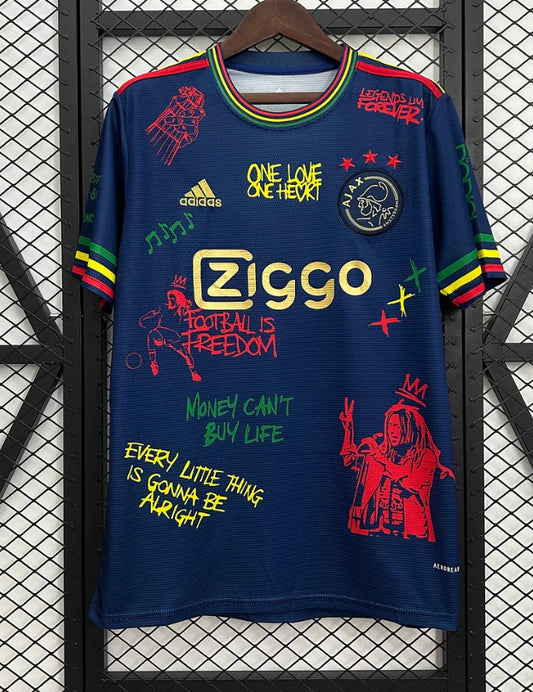 2025/2026 Ajax Graffiti version Navy blue Football Shirt