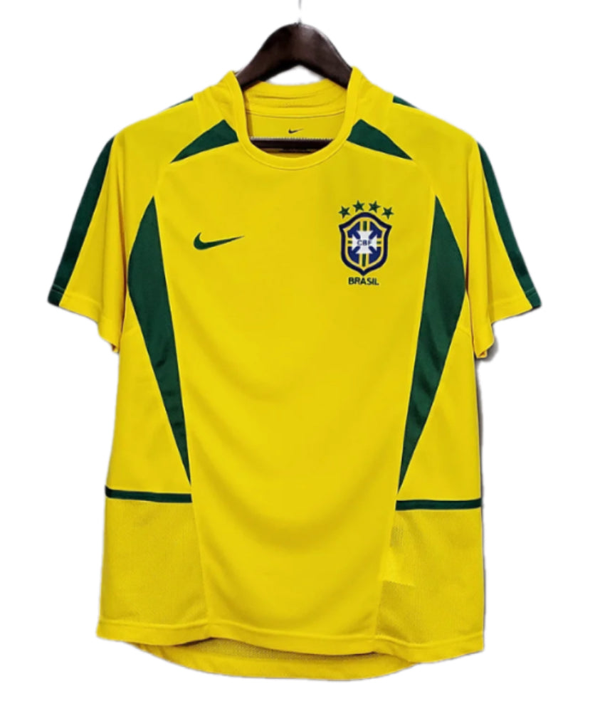 2002 Retro Brazil Soccer Jersey Home
