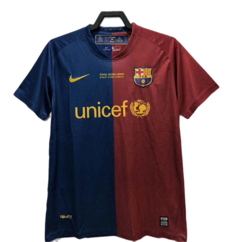 2008/2009 Retro Barcelona Football Shirt Home Champions League