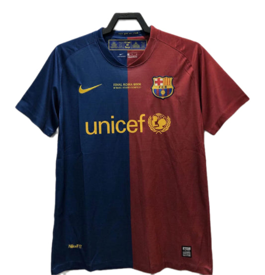 2008/2009 Retro Barcelona Football Shirt Home Champions League