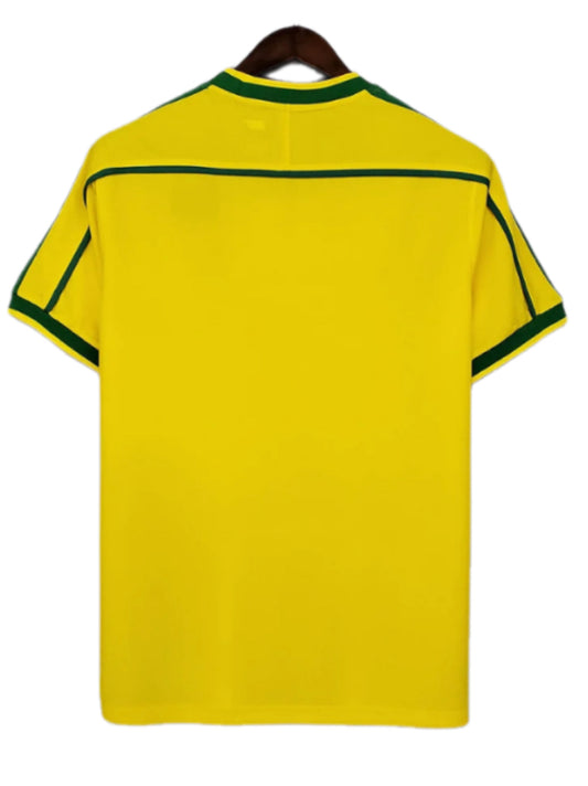 1998 Retro Brazil Soccer Jersey Home
