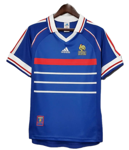 1998 Retro France Home Football Shirt