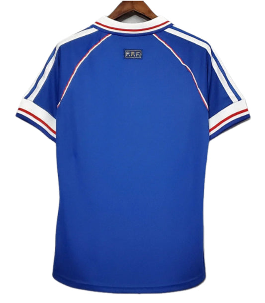 1998 Retro France Home Football Shirt