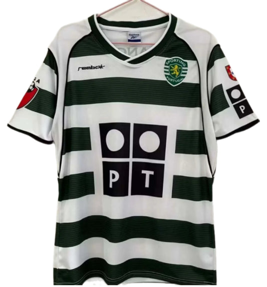 2002/2003 Retro Sporting Lisbon Home Football Shirt