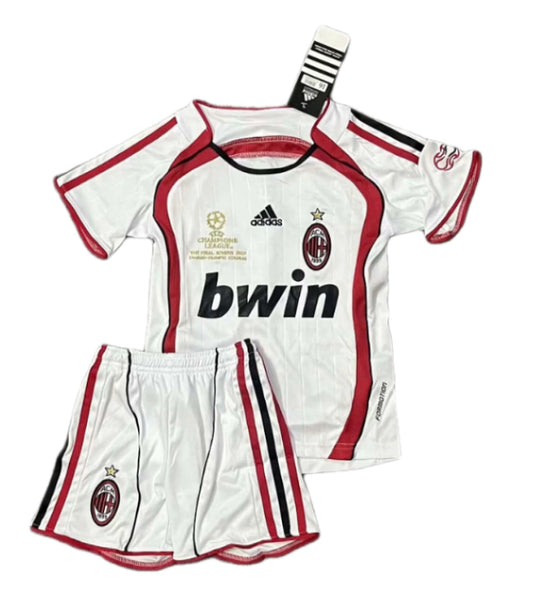 2006/2007 Retro AC Milan Away Soccer Jersey Kids Size