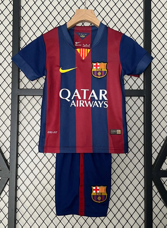 2014/2015 Retro Barcelona Home Football Shirt Kids Size
