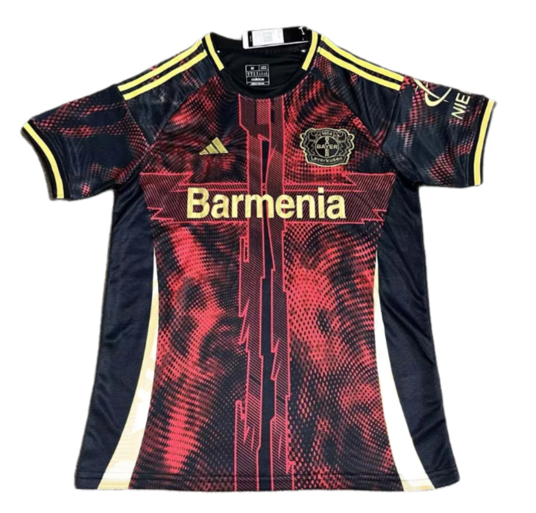 2025/2026 Leverkusen Special Edition Black and Red Football Jersey